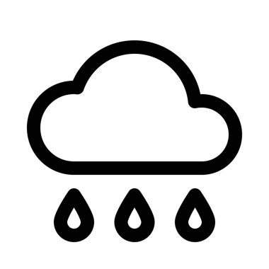 Vektör çizim hava satırı simgesi 