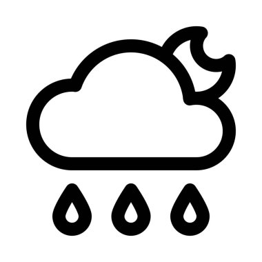 Vektör çizim hava satırı simgesi 