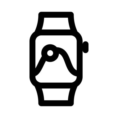 SmartWatch web simgesi tasarım, vektör çizim