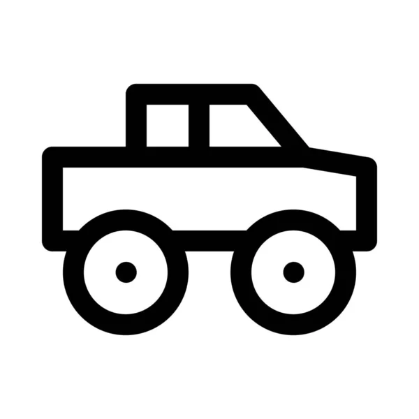 トラック アイコンのデザインのベクトル イラスト — ストックベクタ