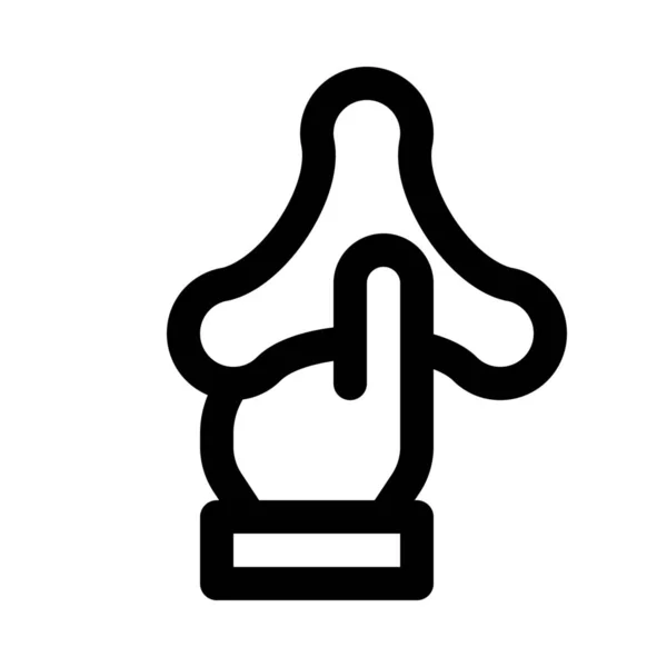 Fidget Spinner Symbol Vektorillustration — Stockvektor