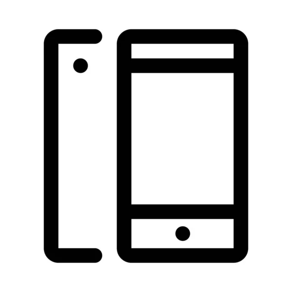 Smartphone Ikonra Design Illusztráció Vektor — Stock Vector