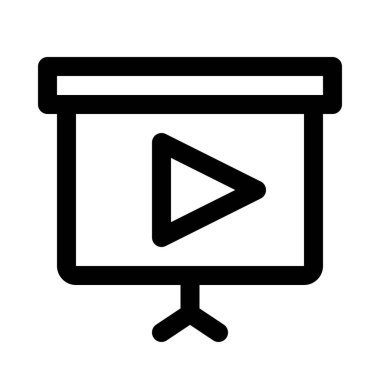 izole arka planda, vektör simgesi tasarım tanıtım filmi