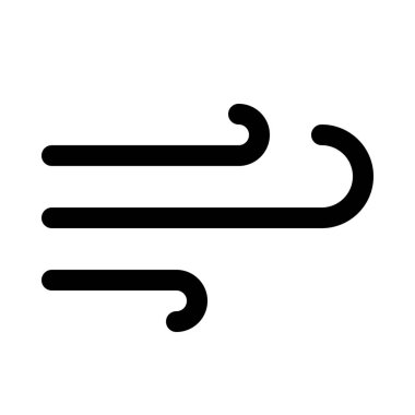 Vektör çizim hava satırı simgesi 