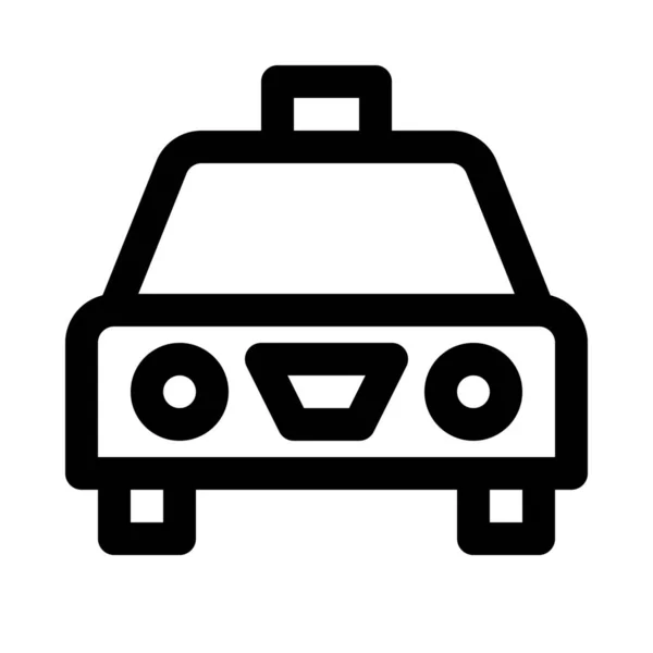 Taxi Ikona Ilustracja Wektorowa — Wektor stockowy