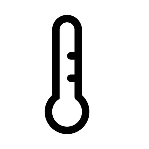 Vektor Illustration Der Wetterlinie Symbol — Stockvektor