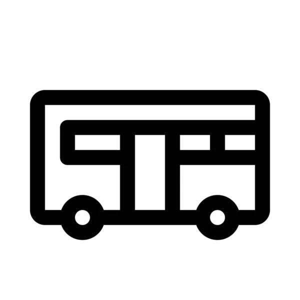 Trolleybus Icon Vector Illustration — Stock Vector