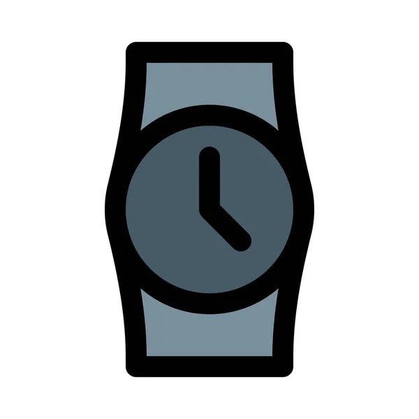 Tiempo Símbolo Web Icono Ilustración Vectores Colores — Vector de stock