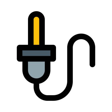 Kablolu radyo sinyalleriyle iletilen kriko, renkli vektör çizim