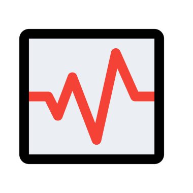 Dijital ses dalgası, renkli vektör çizim