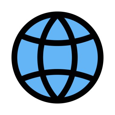 Küresel mali iş, renkli vektör çizim