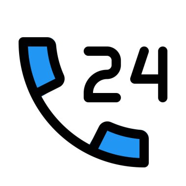 24 saat ara, simgesi tasarım vektör