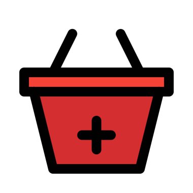 sepete, vektör simgesi tasarım Ekle