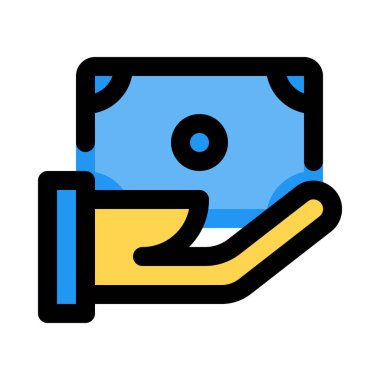 Fon bağış yardım, renkli vektör çizim