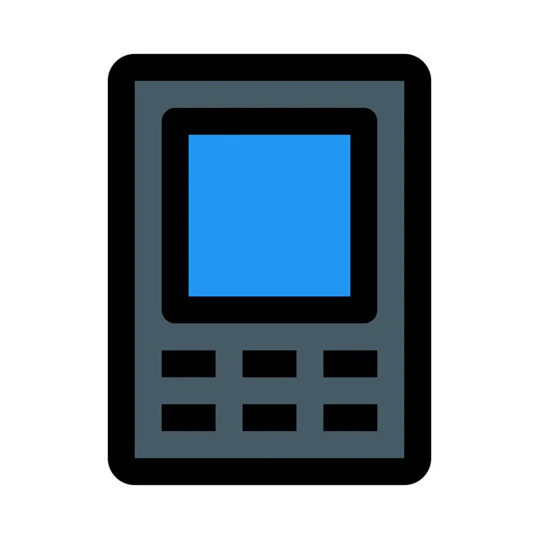 Phone Web Icon Design Vector Illustration — Stock Vector