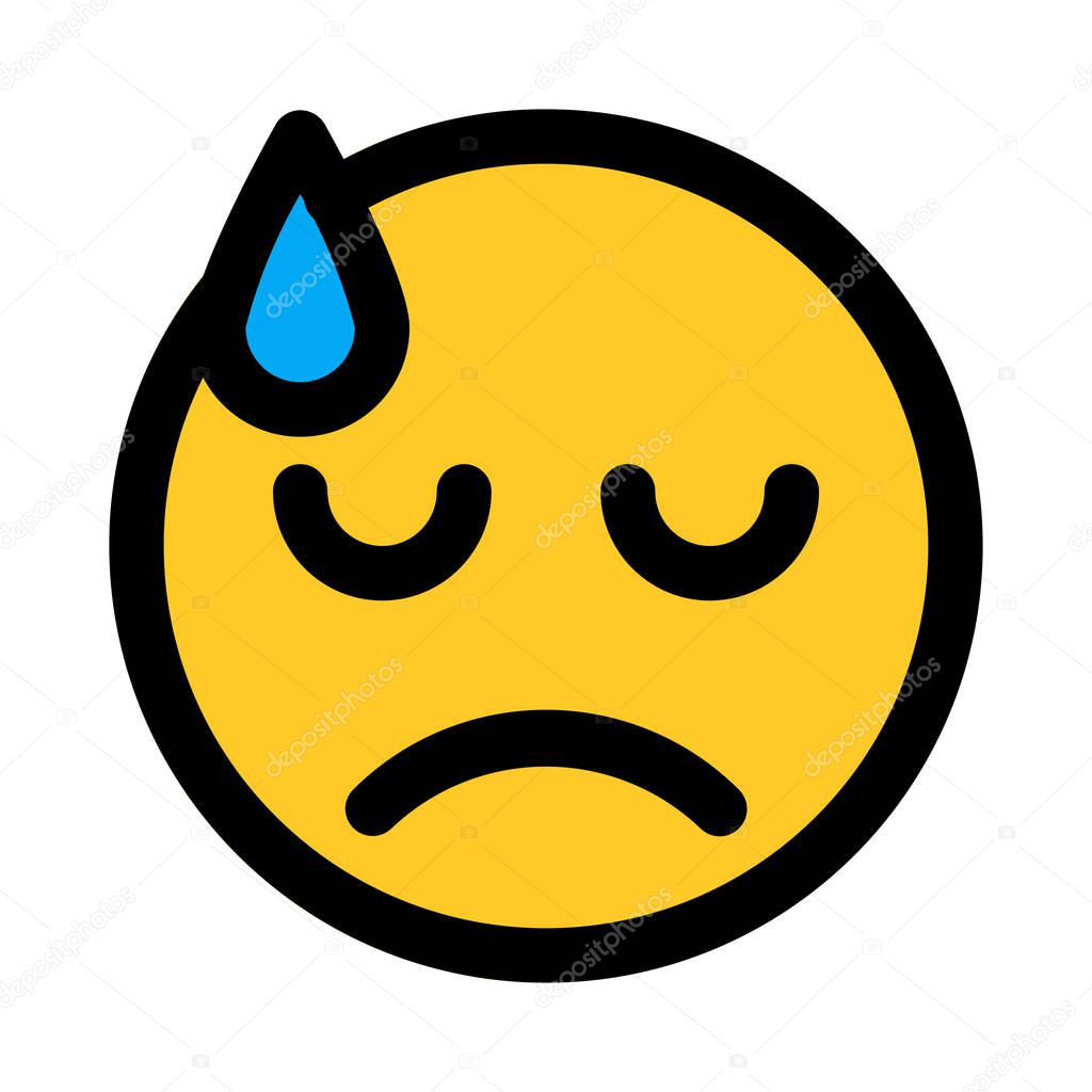 Emoji Cara Decepcionada Ilustración Vectorial Colorido Vector de stock por  ©get4net 221914192, image size:1024x1024