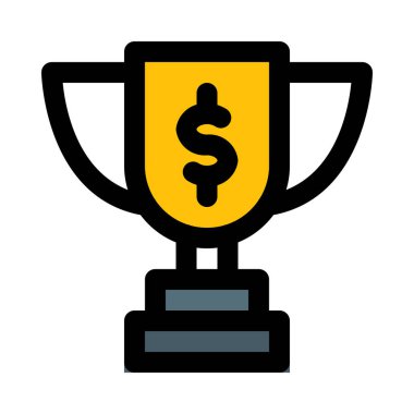 Ödül para ödülü, renkli vektör çizim