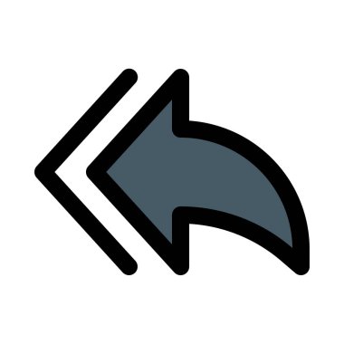 Yanıt tüm oklar, renkli vektör çizim