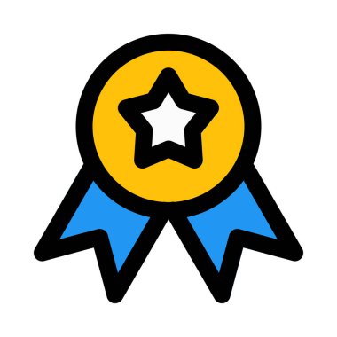 Şerit ödül rozet, vektör simgesi tasarım