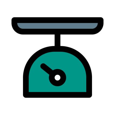 Ağırlık ölçek ölçüm, vektör simgesi tasarım