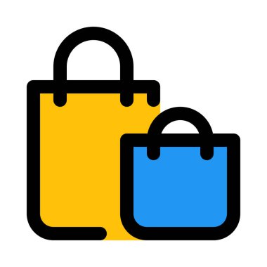 moda alışveriş torbaları, simgesi tasarım vektör