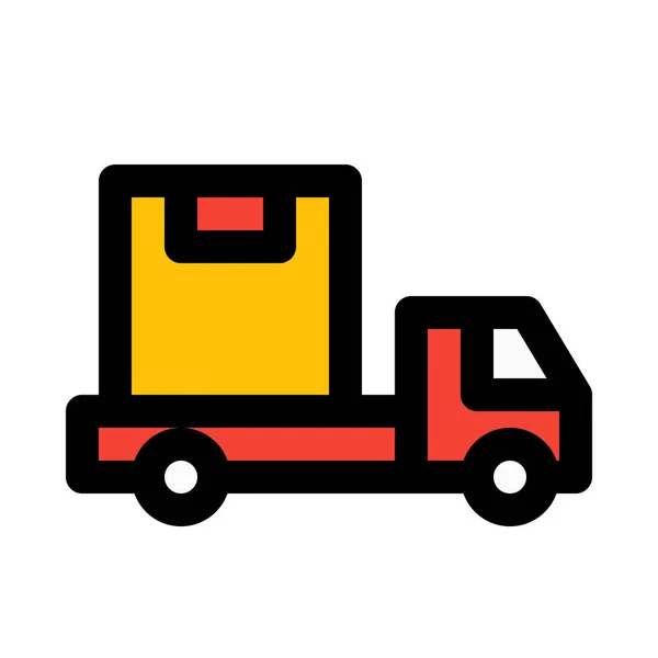 Vector Illustration Truck Icon Design — Stock Vector