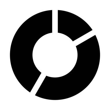 Halka grafiğin basit vektör çizim