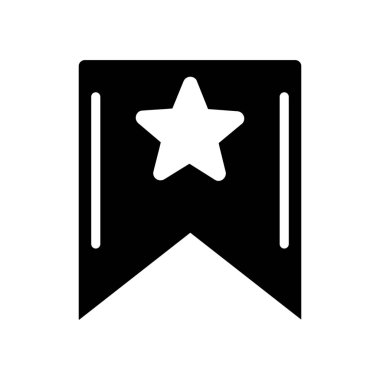 En sevdiğim yer imi etiketi, basit vektör çizim