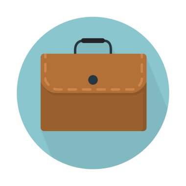 Evrak Çantası'nı tutamaç simgesi, basit vektör çizim ile