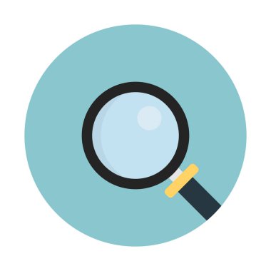 Arama veya tarama aracı simgesini, soyut vektör çizim