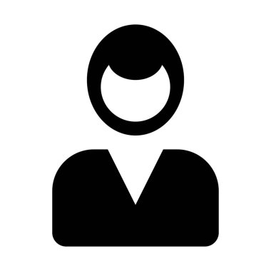 işadamı simgesi, basit vektör çizim