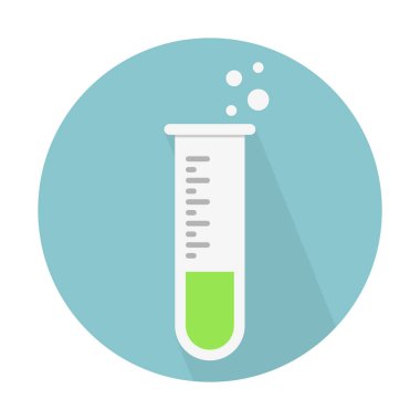 Tüp simgesi, basit vektör çizim kaynar