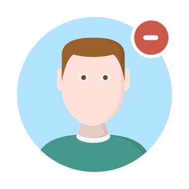 Kaldır şu anki Kullanıcı basit vektör çizim