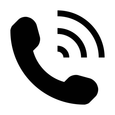 zil sesi seviyesi arama basit vektör çizim