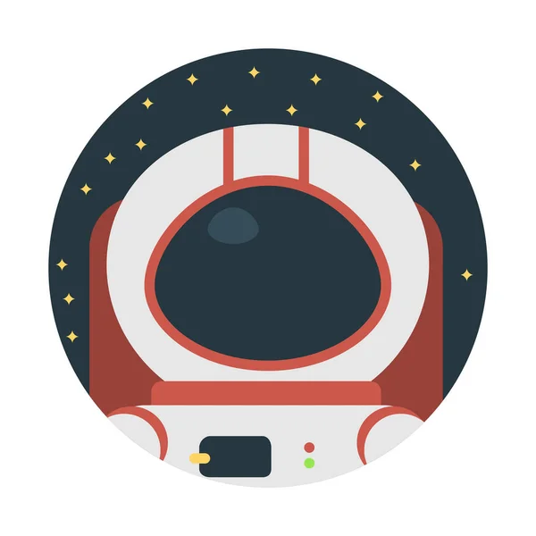 Значок Космонавта Проста Векторна Ілюстрація — стоковий вектор