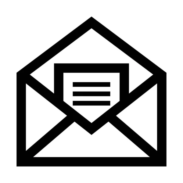 Nieuwe Mailberichten Met Document Eenvoudige Vectorillustratie — Stockvector