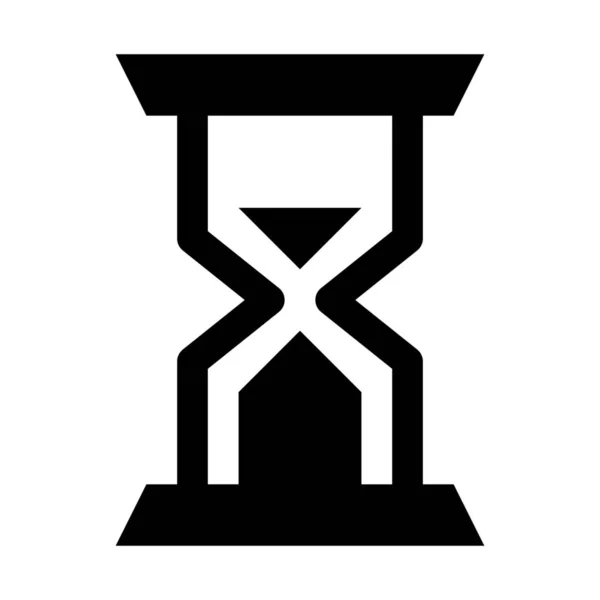 Sandtimer Symbol Einfache Vektorillustration — Stockvektor