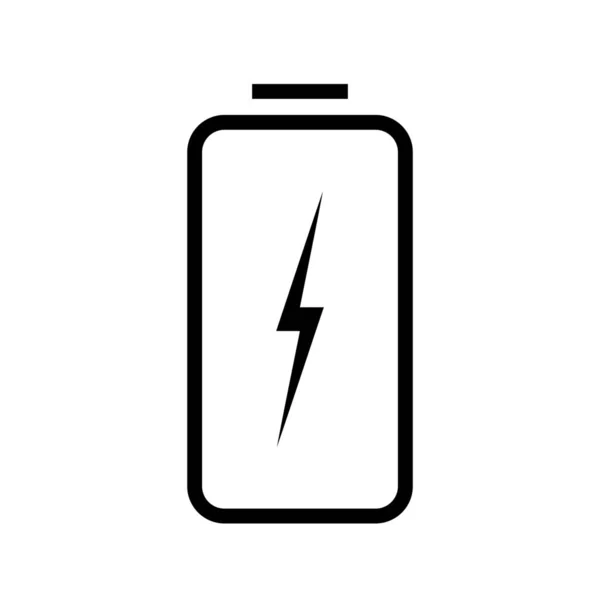 Estado Carga Batería Ilustración Vectorial Simple — Vector de stock