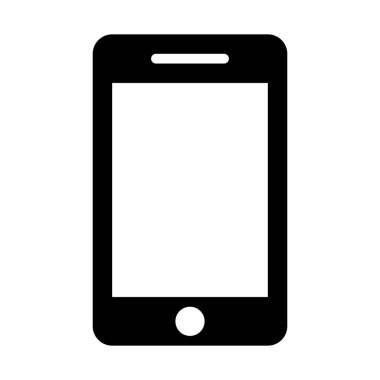 Mobil Icon, basit vektör çizim