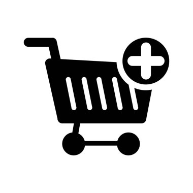 arabası Sepete Ekle vektör çizim