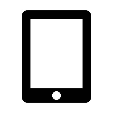 Tablet simgesi, basit vektör çizim