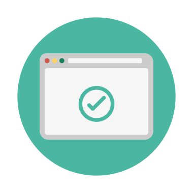 pencere simgesi, basit vektör çizim kontrol