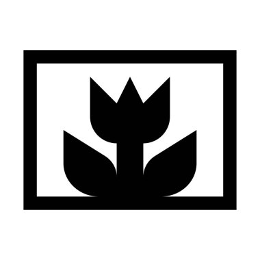 Resim - dijital ortam simgesi, basit vektör çizim