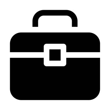 evrak çantası simgesi, basit vektör illüstrasyonu