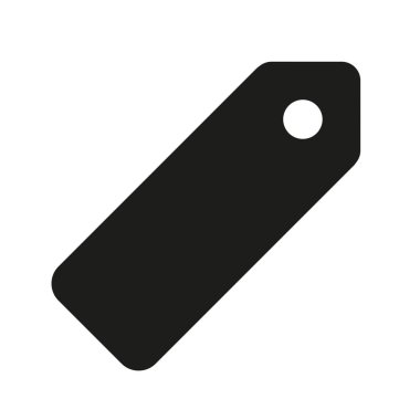 Fiyat etiketi veya etiket basit vektör çizim