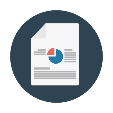 Basit vektör çizim Infographics analitik dosya