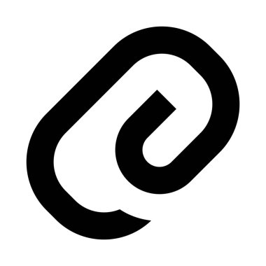 ataş aracı simgesini, basit vektör çizim