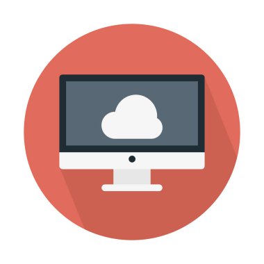 Masaüstü simgesine basit vektör çizim hizmet