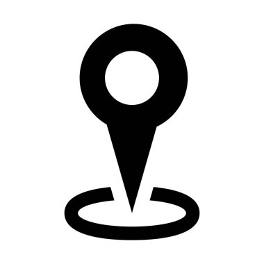 Tam işaretçisi konumu, basit vektör çizim