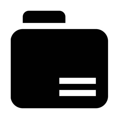 Kopyalama ve klasör simgesini, basit vektör çizim yerine